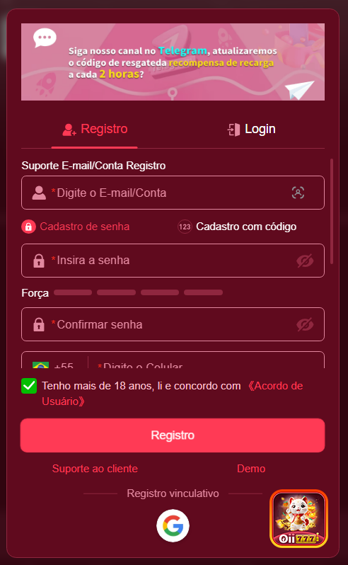 Recompensas VIP oii777.com